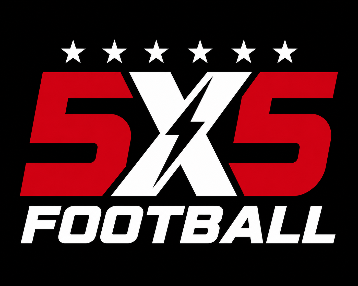 5x5 Football Logo