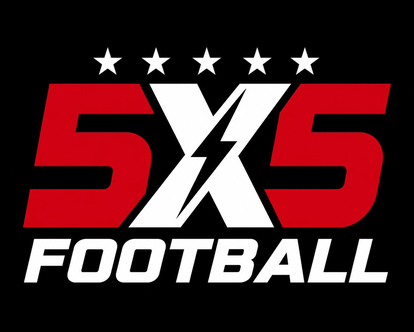 5x5 Football Logo